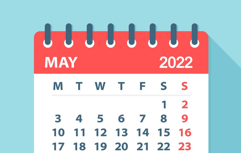 May Key Moments Calendar 2022 - Flavor.