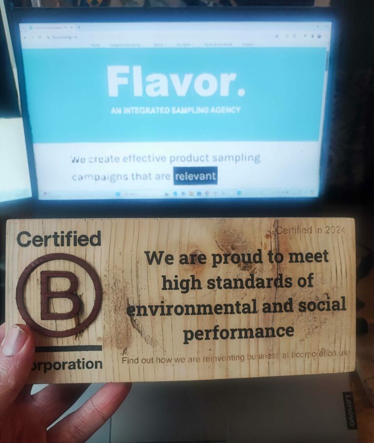 Flavor are now a certified B Corp!