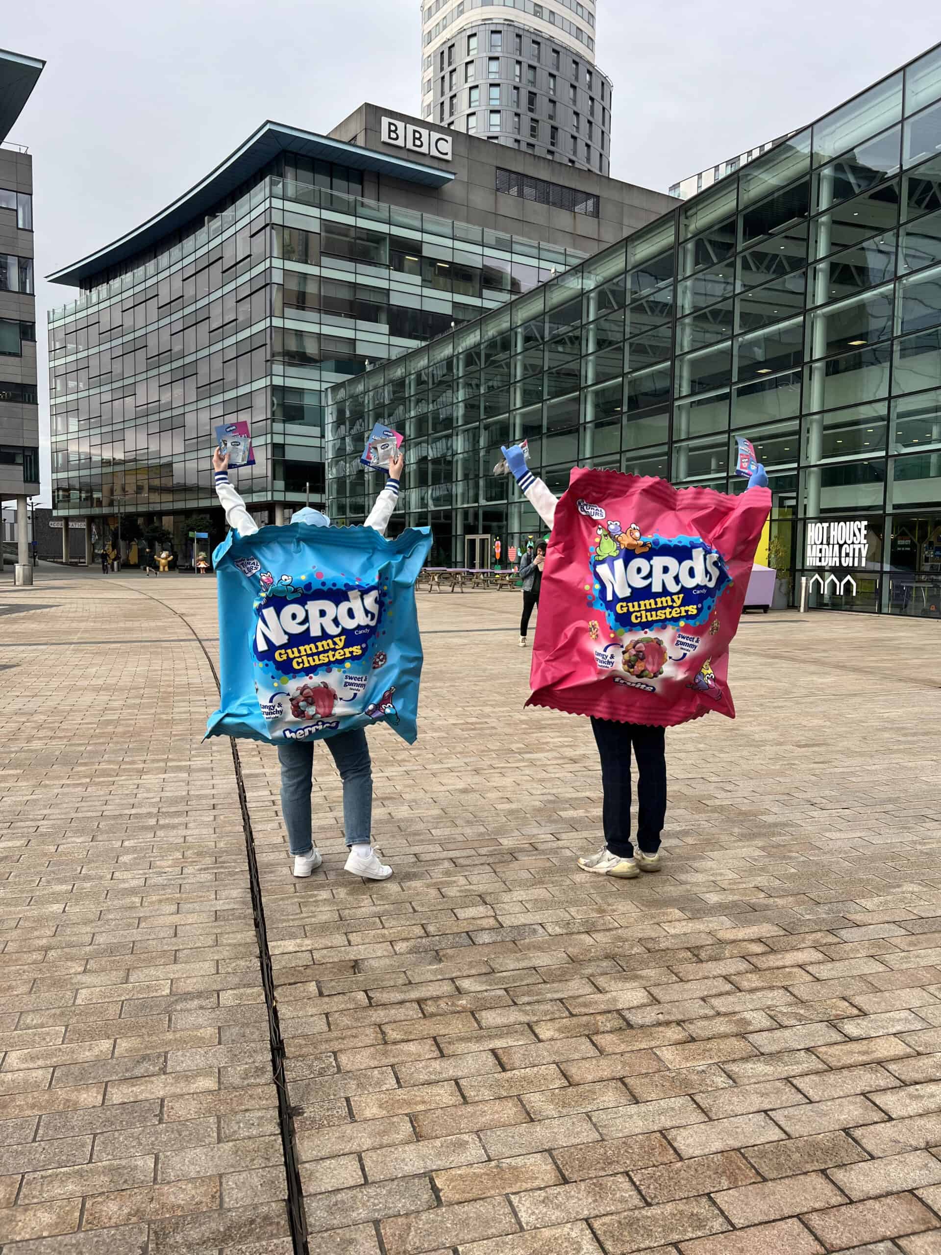 NERDS mascot advertisment Picture